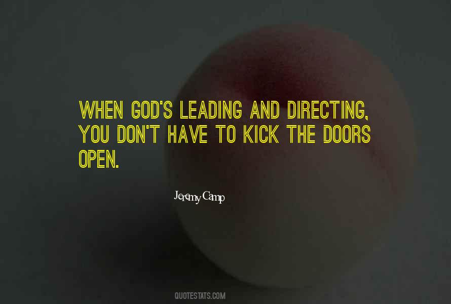 Open Doors Of God Quotes #1288703