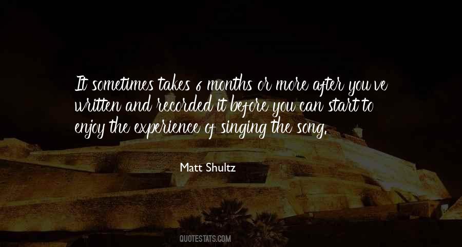 Enjoy The Song Quotes #1606998