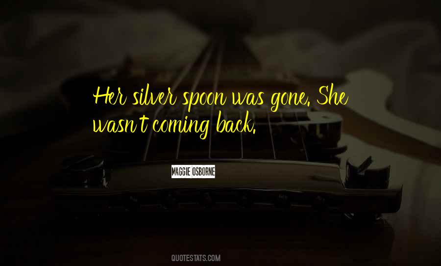 Without A Silver Spoon Quotes #418604