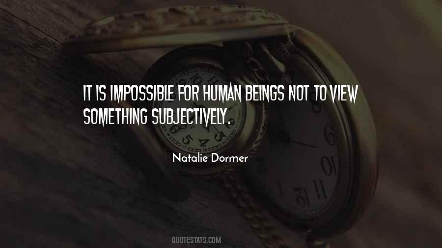 Something Is Impossible Quotes #707062