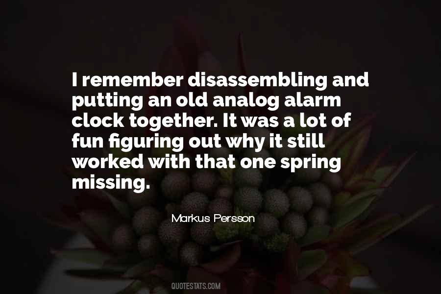 Old Clock Quotes #1126520