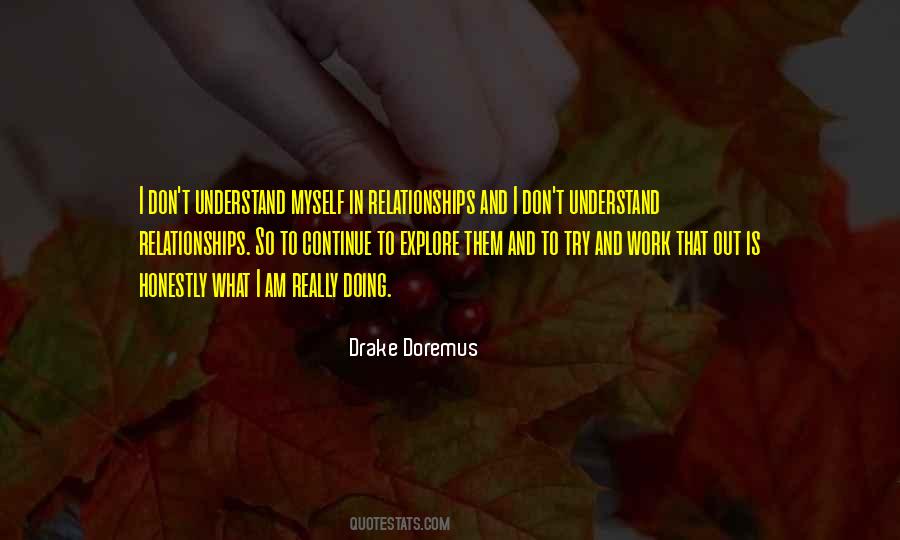 Quotes About Trying Relationships #1789745