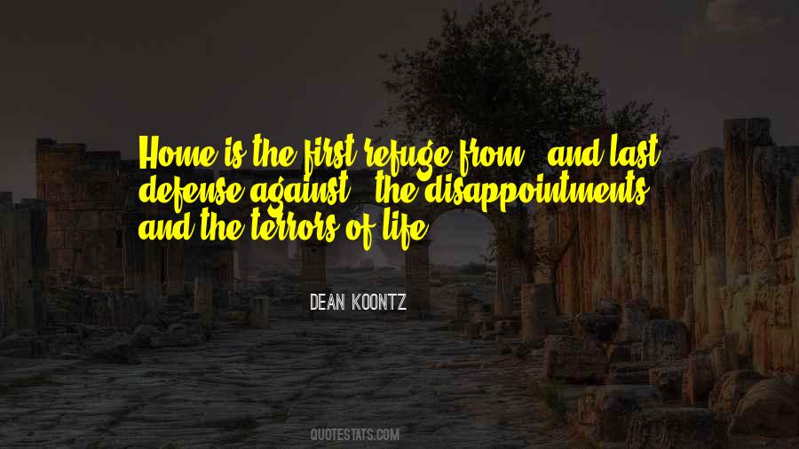 No Way Home Disappointment Quotes #1354489