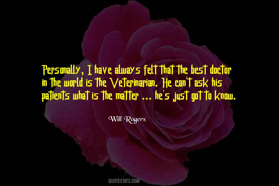 Best Doctor In The World Quotes #559439
