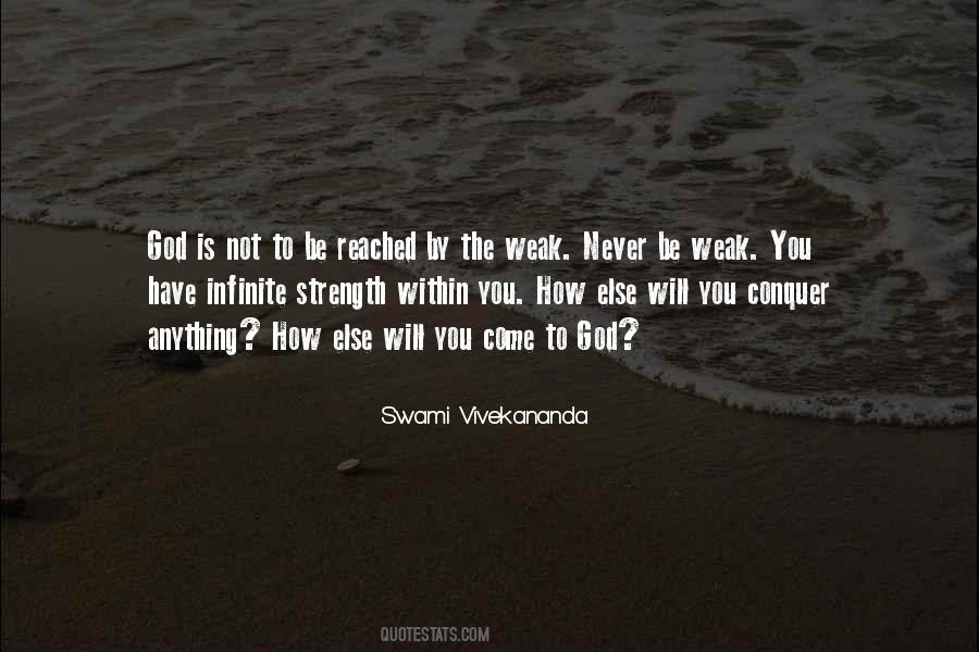 Strength Conquer Quotes #1012018