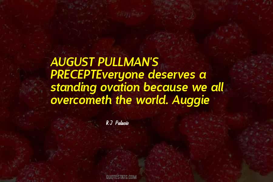 August Pullman Wonder Quotes #943927