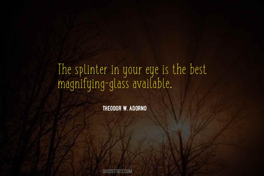 Glass Eye Quotes #1517008