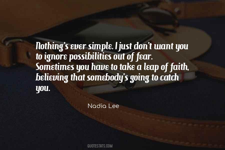 I Fear Nothing Quotes #44738