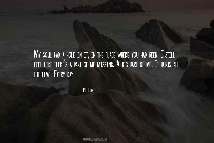 Missing Someone Hurts Quotes #1323108