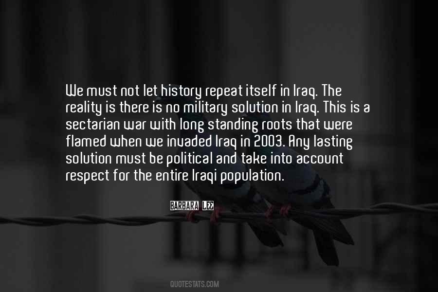 Quotes About The Iraq War #517175