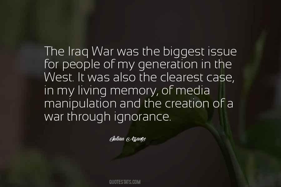 Quotes About The Iraq War #969549