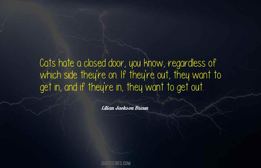 Hate Cats Quotes #1334425
