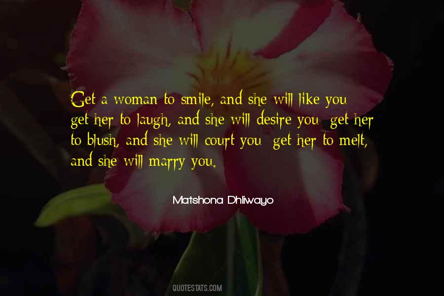 Woman Smile Quotes #1062444