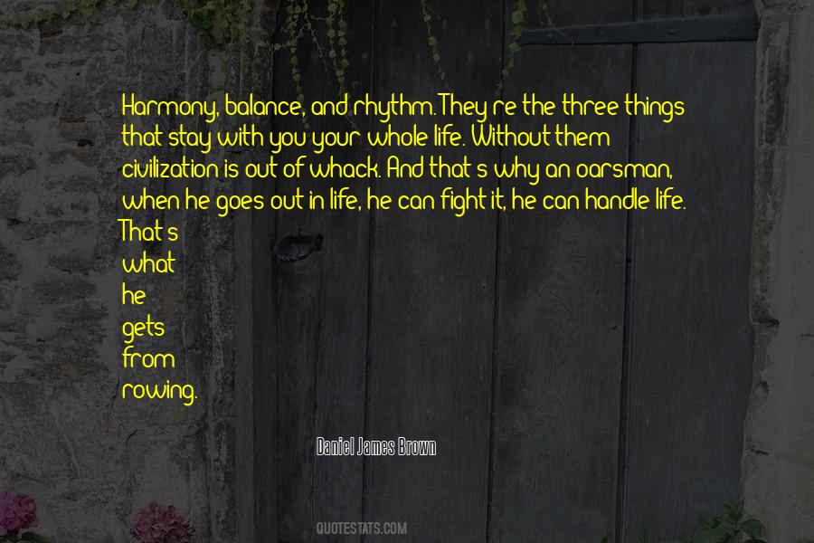 Balance Harmony Quotes #1622870