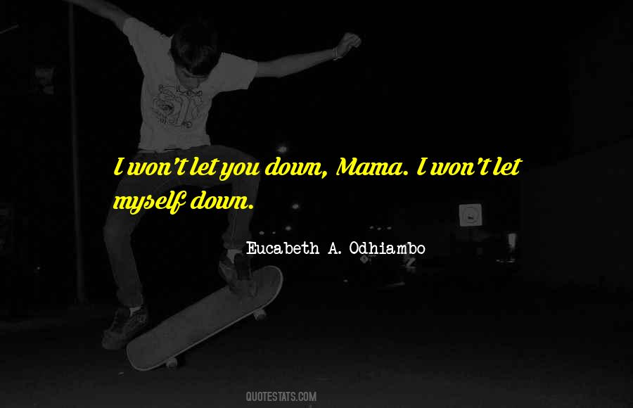 I Let Myself Down Quotes #1601362