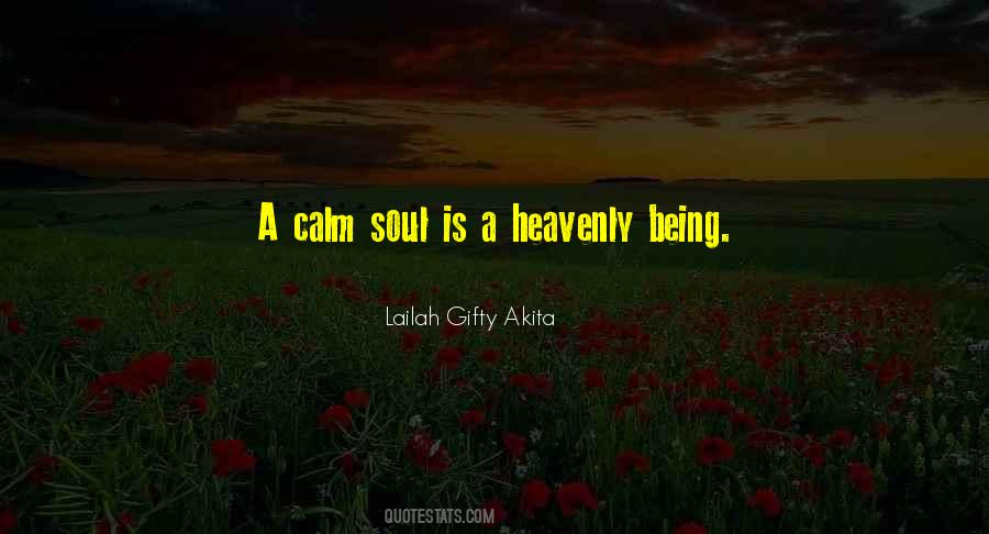 A Calm Quotes #990206