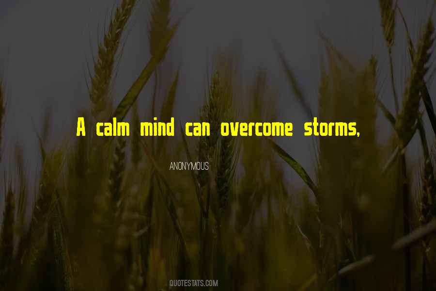 A Calm Quotes #993236