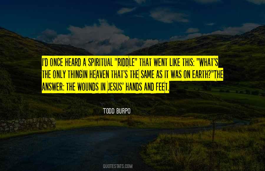 Jesus Hands Quotes #1289950