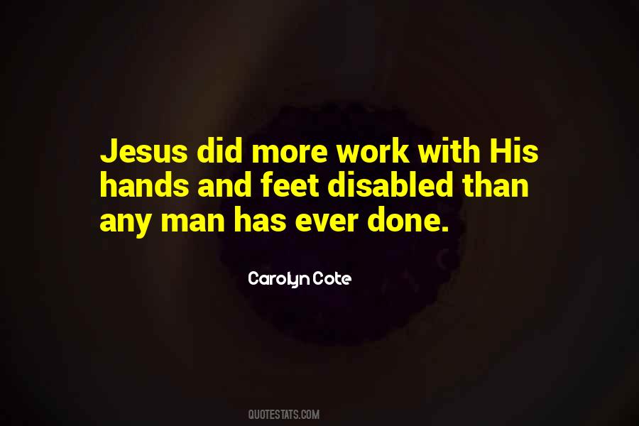 Jesus Hands Quotes #952568