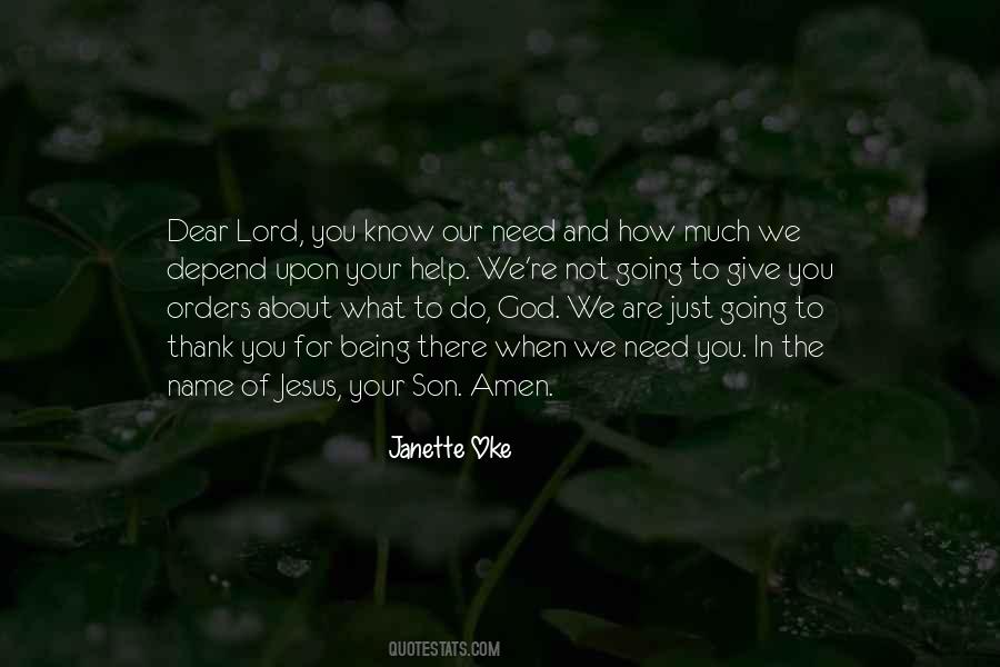 Dear God Thank You Quotes #1410196