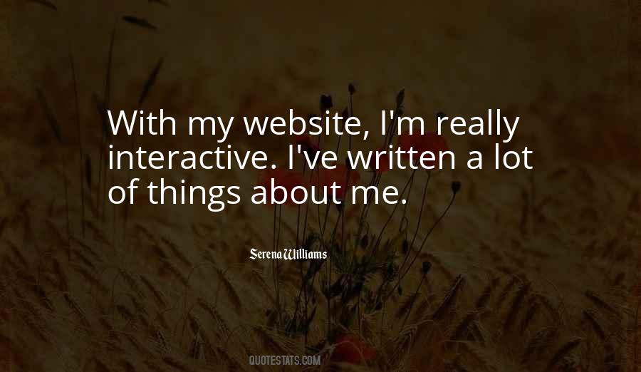 Website About Quotes #1672647