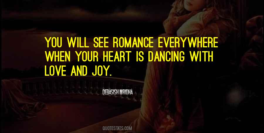 Quotes About Joy And Dancing #1239550