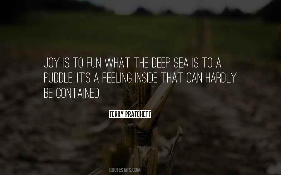 Quotes About The Deep Sea #1003454