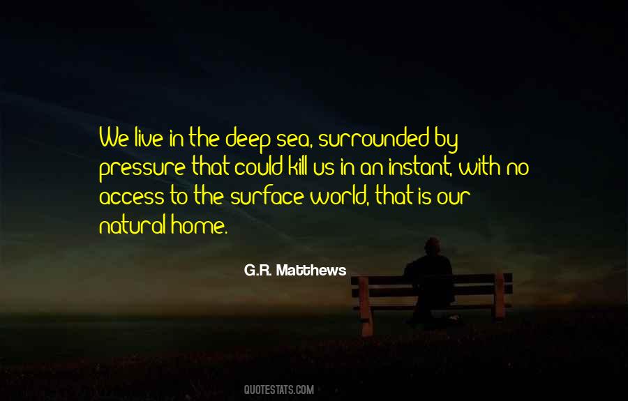 Quotes About The Deep Sea #1596125