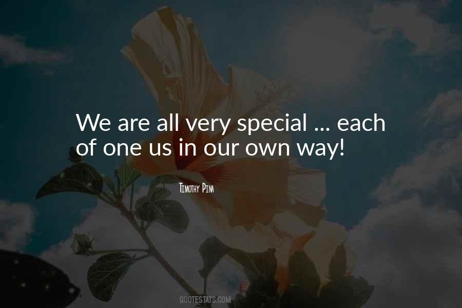 We Are All Special Quotes #1224228