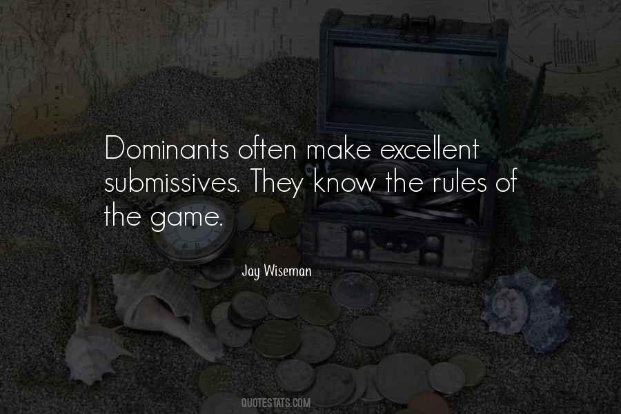 The Rules Of The Game Quotes #943461