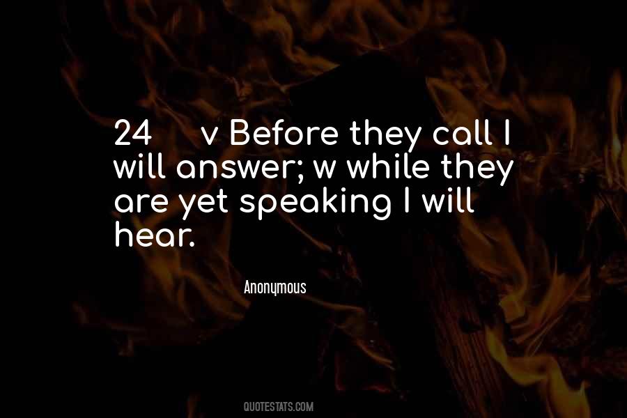 Quotes About Speaking I #1522321