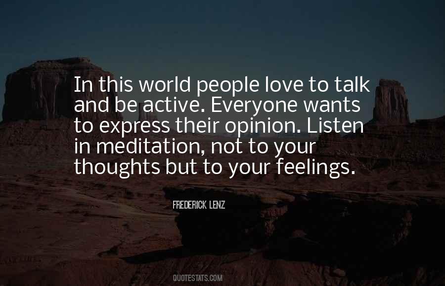 Meditation Love Quotes #1665902