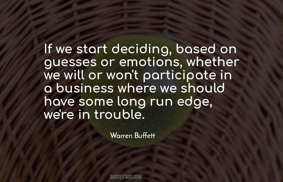 Quotes About Trouble In Business #1166922
