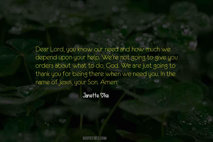 Dear Lord Quotes #1410196