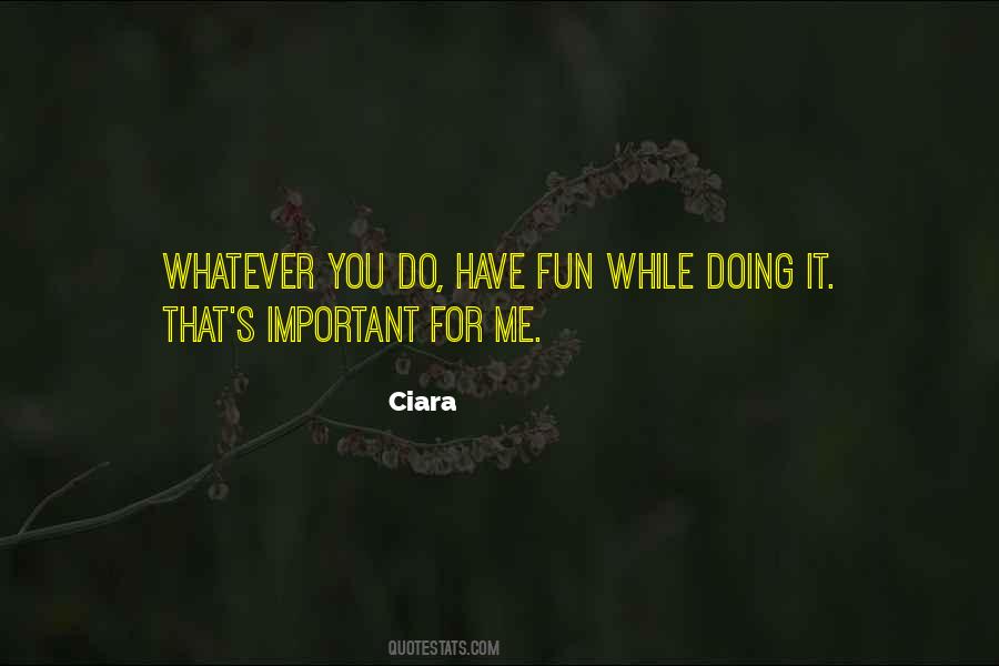 Important For Me Quotes #1771973