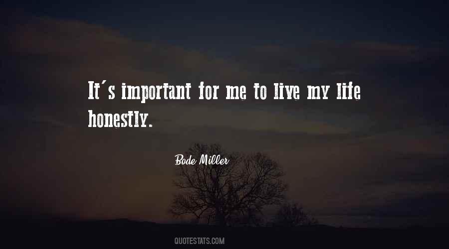 Important For Me Quotes #998456