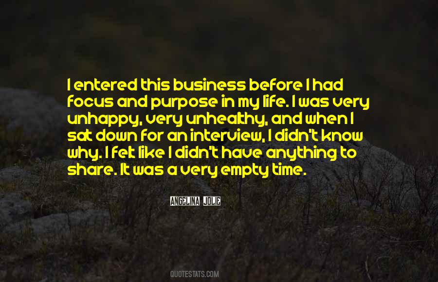Empty Time Quotes #1320810