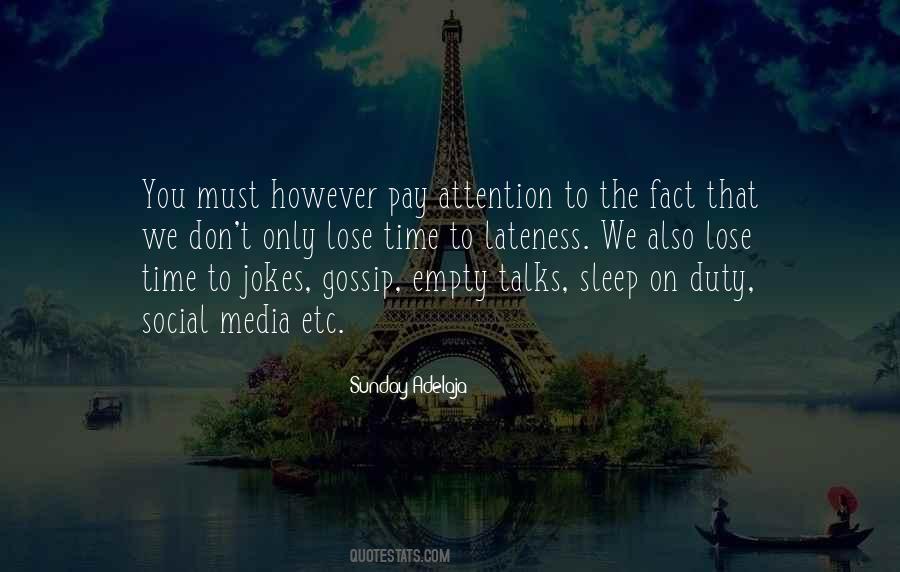 Empty Time Quotes #364243