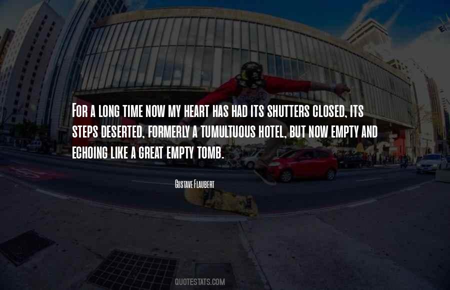 Empty Time Quotes #604945