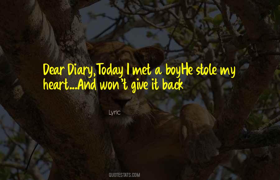 Dear My Heart Quotes #78412