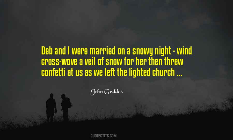 Snow Night Quotes #1442229