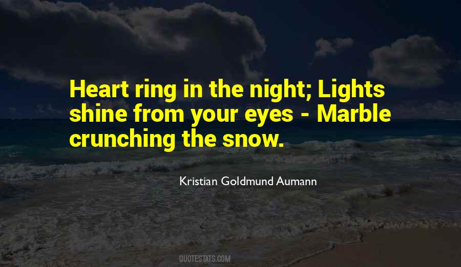 Snow Night Quotes #463603