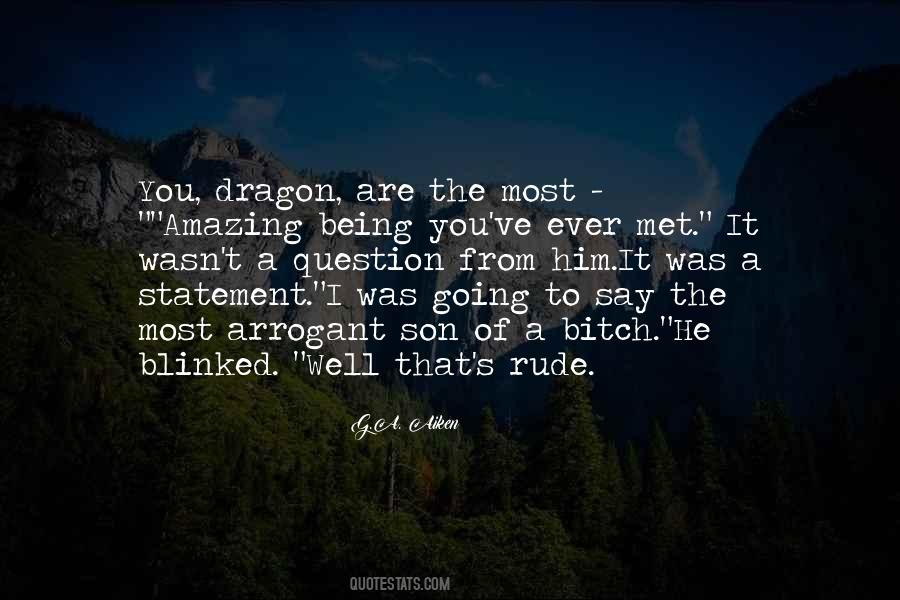 You Are Rude Quotes #1328396