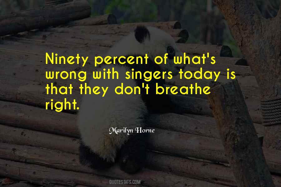 Breathe Right Quotes #178945