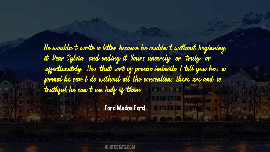 How To Write A Formal Quotes #1498918