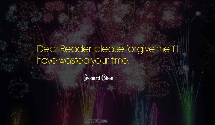 Dear Reader Quotes #1709140