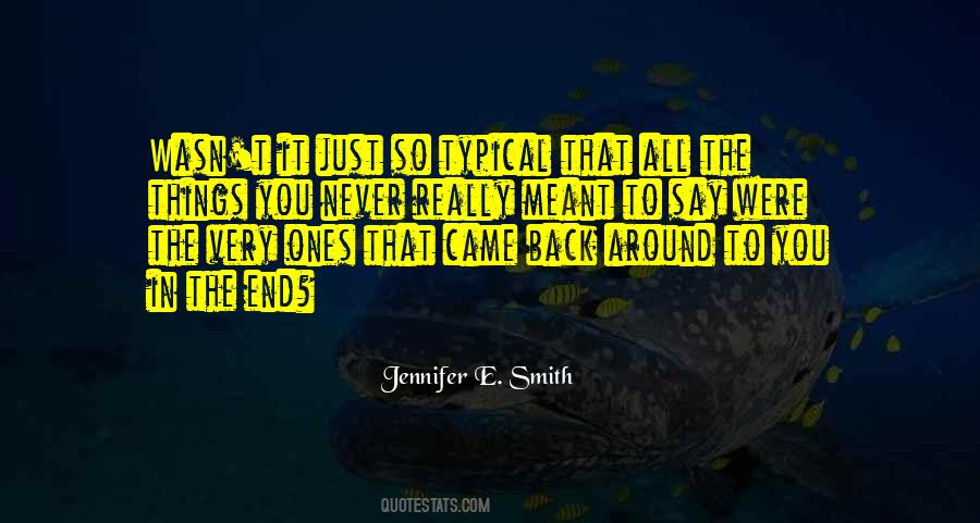 Back To Things Quotes #341015