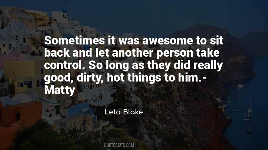 Back To Things Quotes #375730
