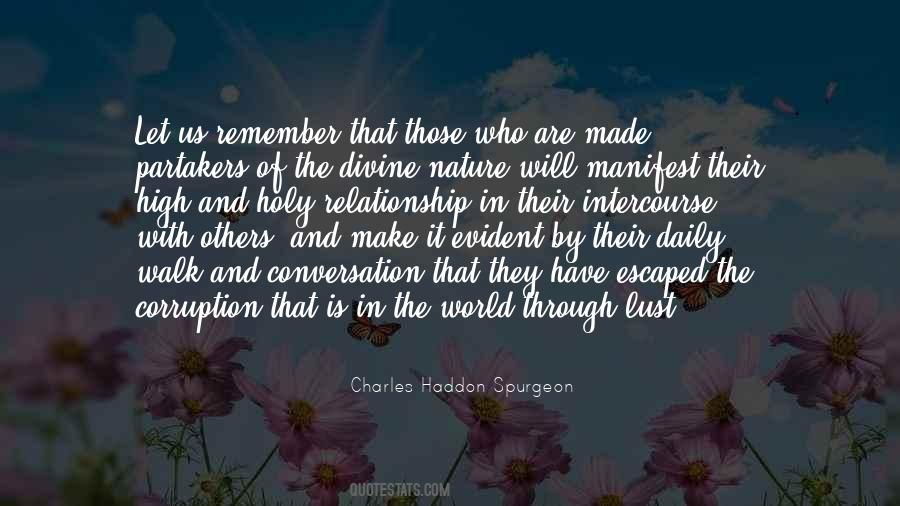 Conversation With Nature Quotes #1680741