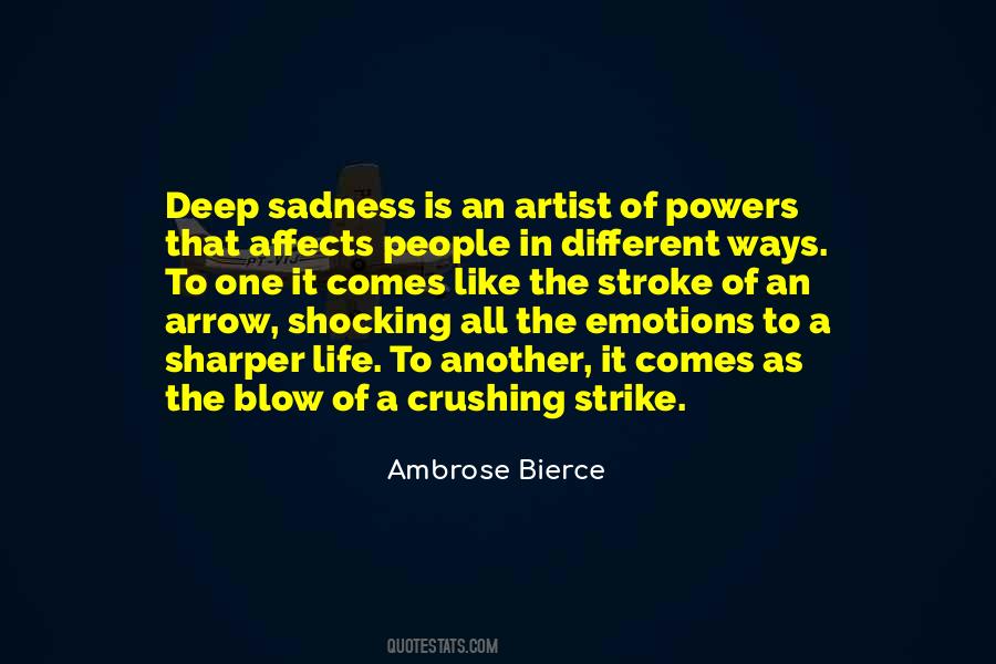 Best Deep Sadness Quotes #623768